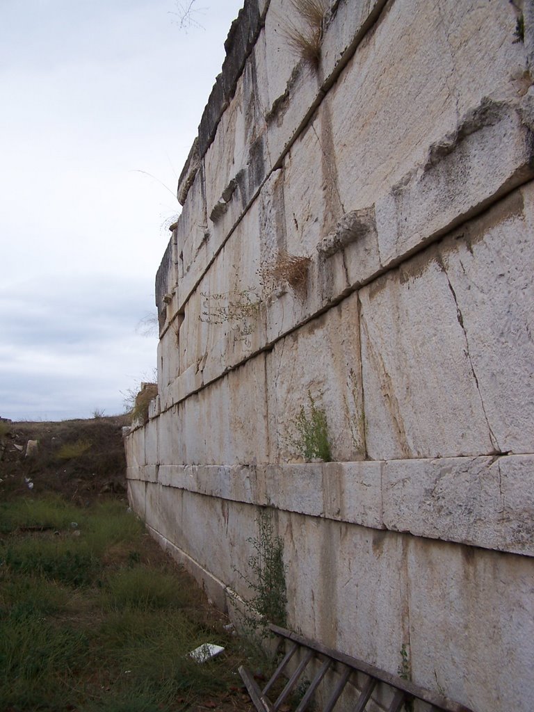 Ancient Theater Support Wall, Stobi, FYRO Macedonia by Miša M.