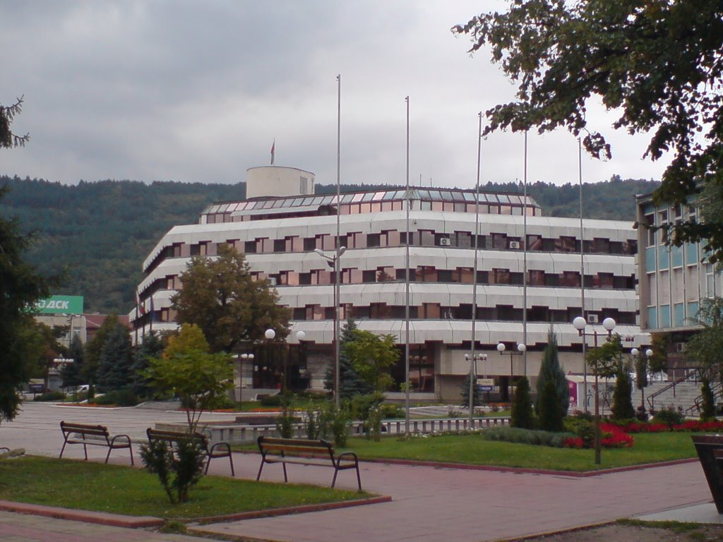 Тhe centre of the city of Dupnitsa in Bulgaria by c_filev