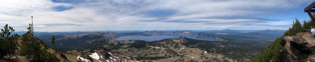 Crater Lake from Mt. Scott Lookout by Casey Hicks