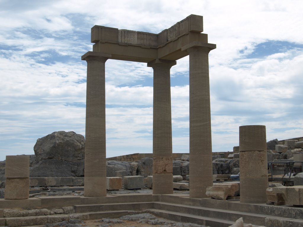 The Acropolis Lindos, Rhodes. 6 by Brian Brady