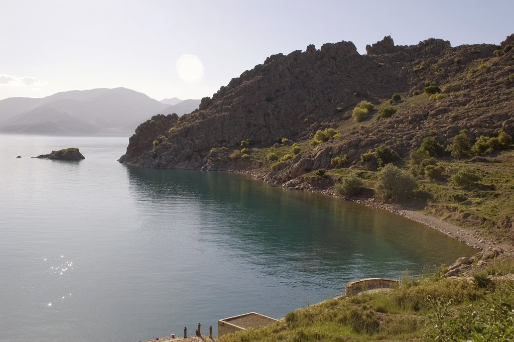 Landscape from Akdamar Church, Gevas, Van, Turkey by Seref Halicioglu