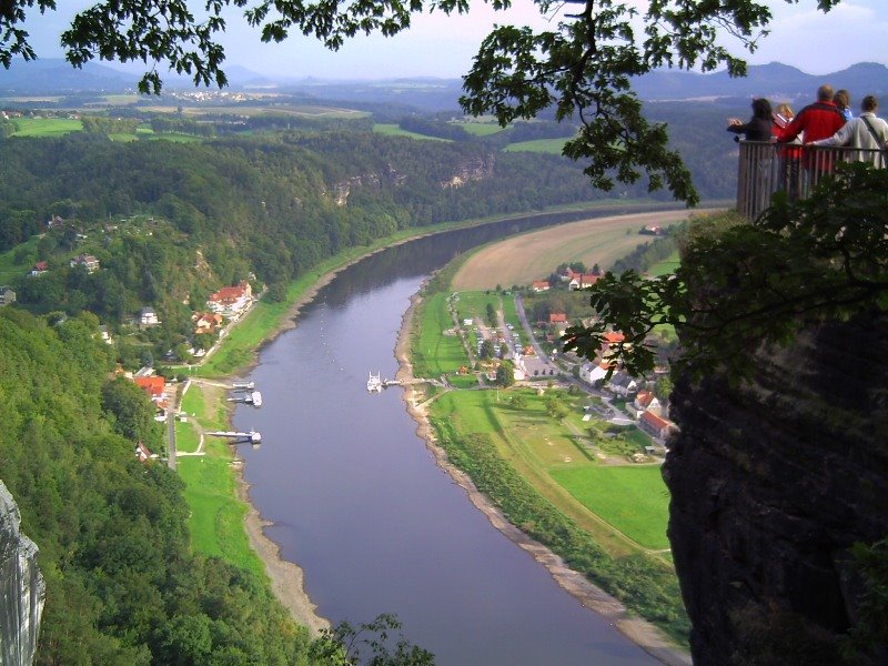 Blick von der Bastei by V. Kunze