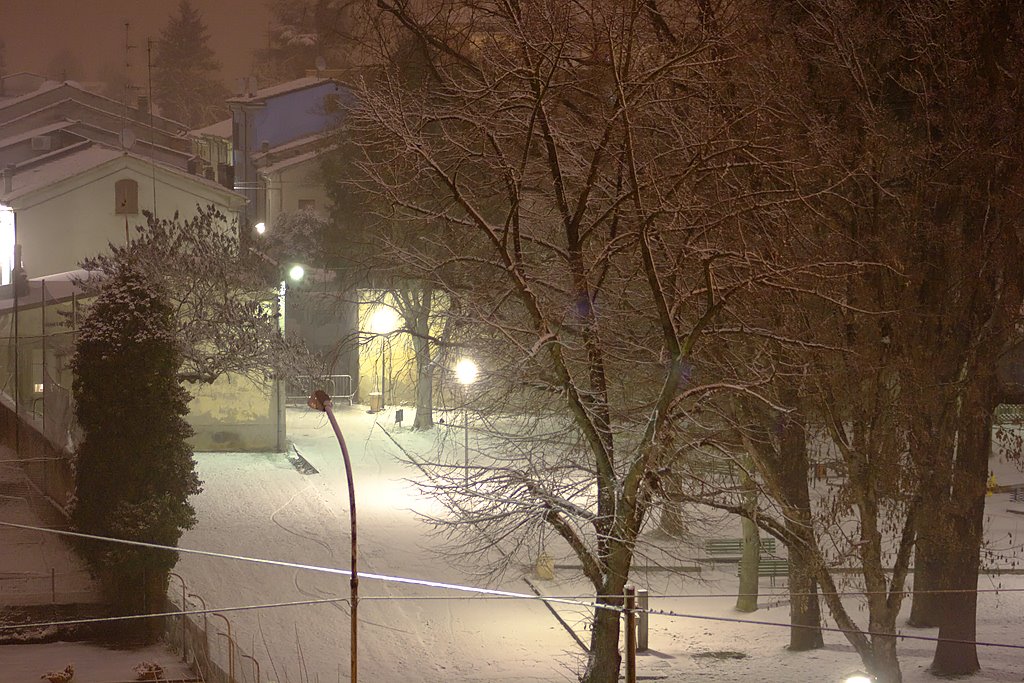 Giardini, nevicata notturna 2008 by Fabrizio Berni - TheTiZ