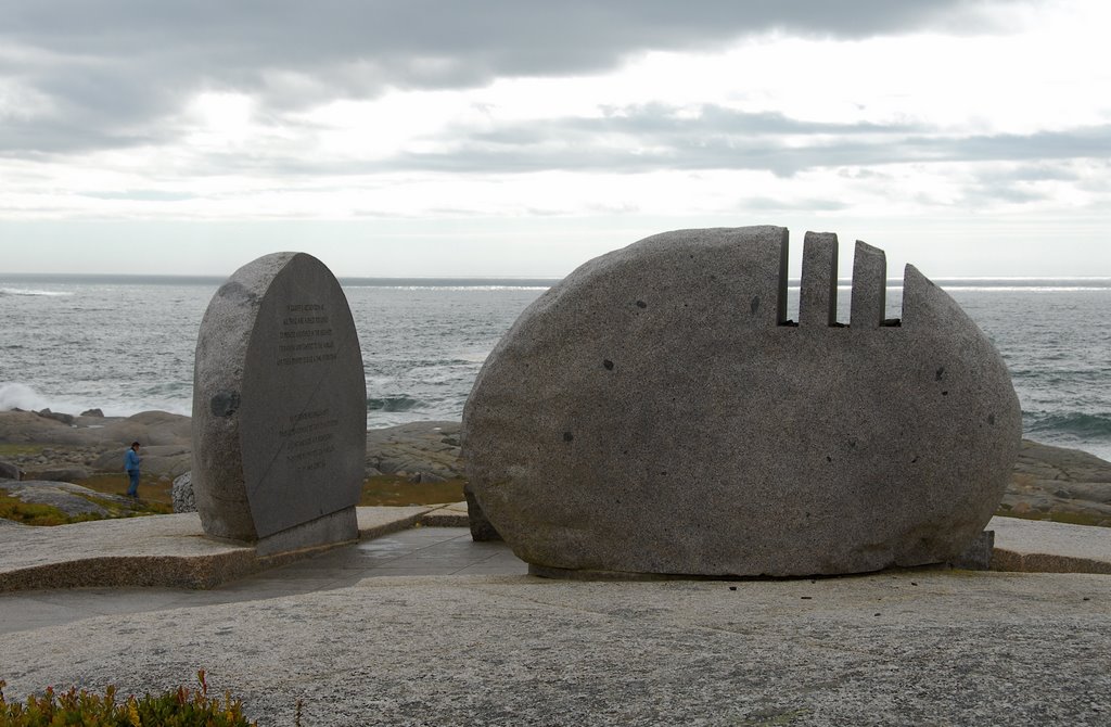 Peggy's Cove NS Swiss Air 111 Monument by paul toman