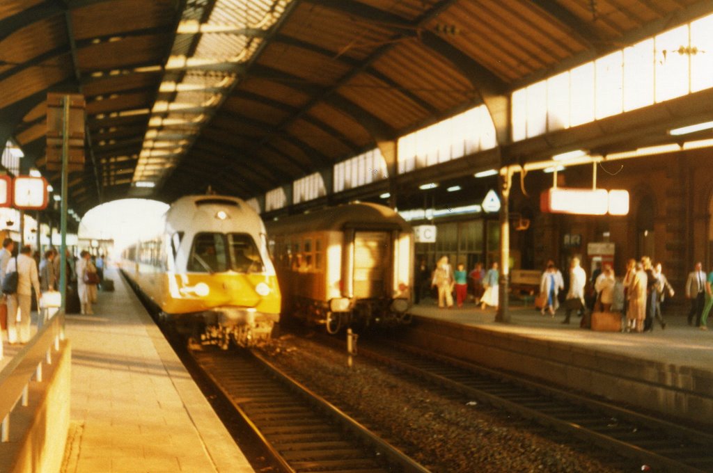 Hauptbahnhof und Zug 87 by alain jacq