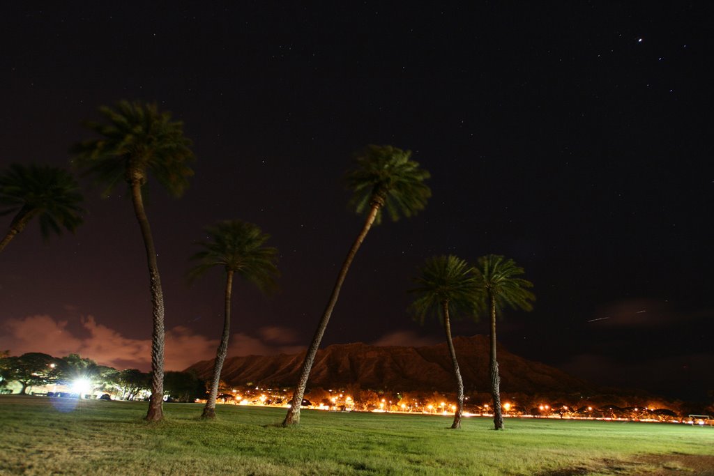 Diamond Head Bleu Moment@Kapiolani Park by Shigeru.Ono