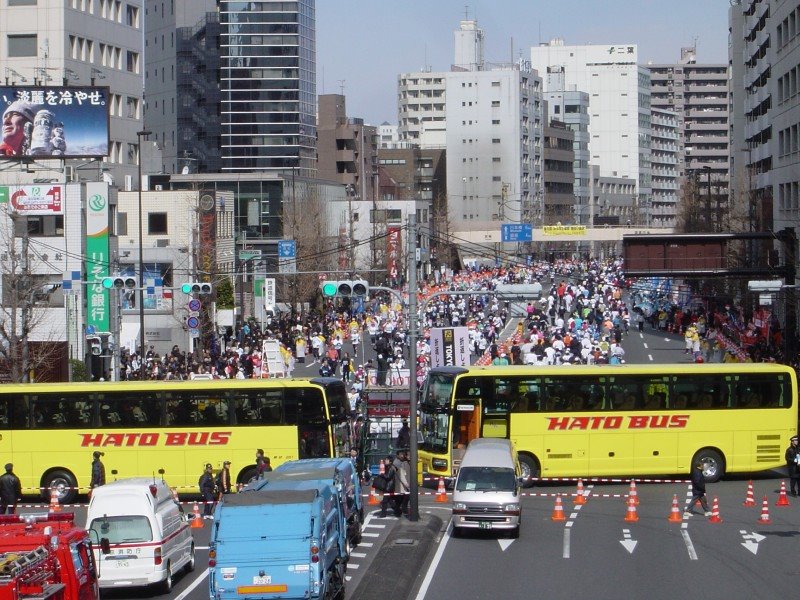 Tokyo Marathon 2008 （東京マラソン、品川折り返し地点） by Maz-m