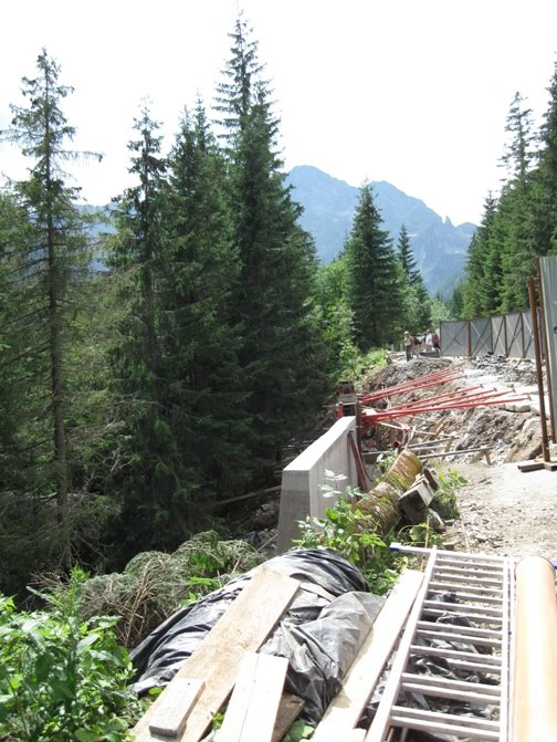 Tatry: Zakopane - Morskie Oko - zniszczona trasa przez siły natury by AnnaJolanta 1