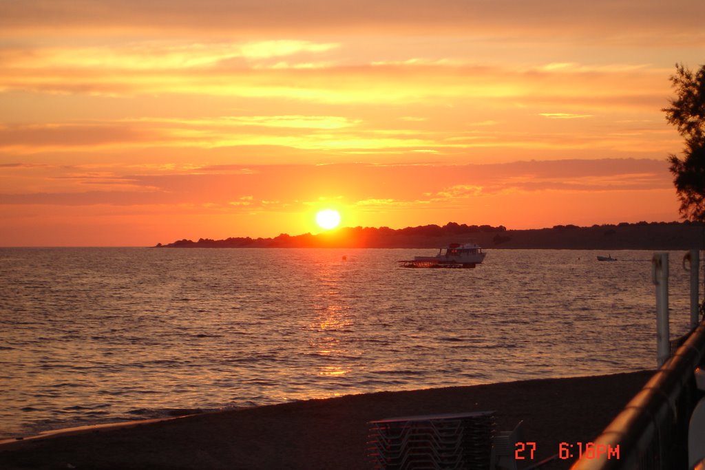 Sunset over St George South Bay by GazzaW