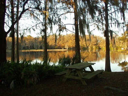 Sunrise, Rainbow River at "Dos Rios" details at www.7florida.com by salomon@7florida.com