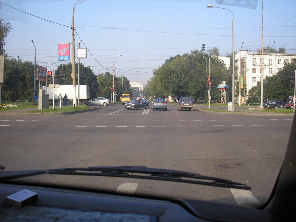 Второе пересечение Бескудниковского бульвара с Дмитровским шоссе. by borisvit