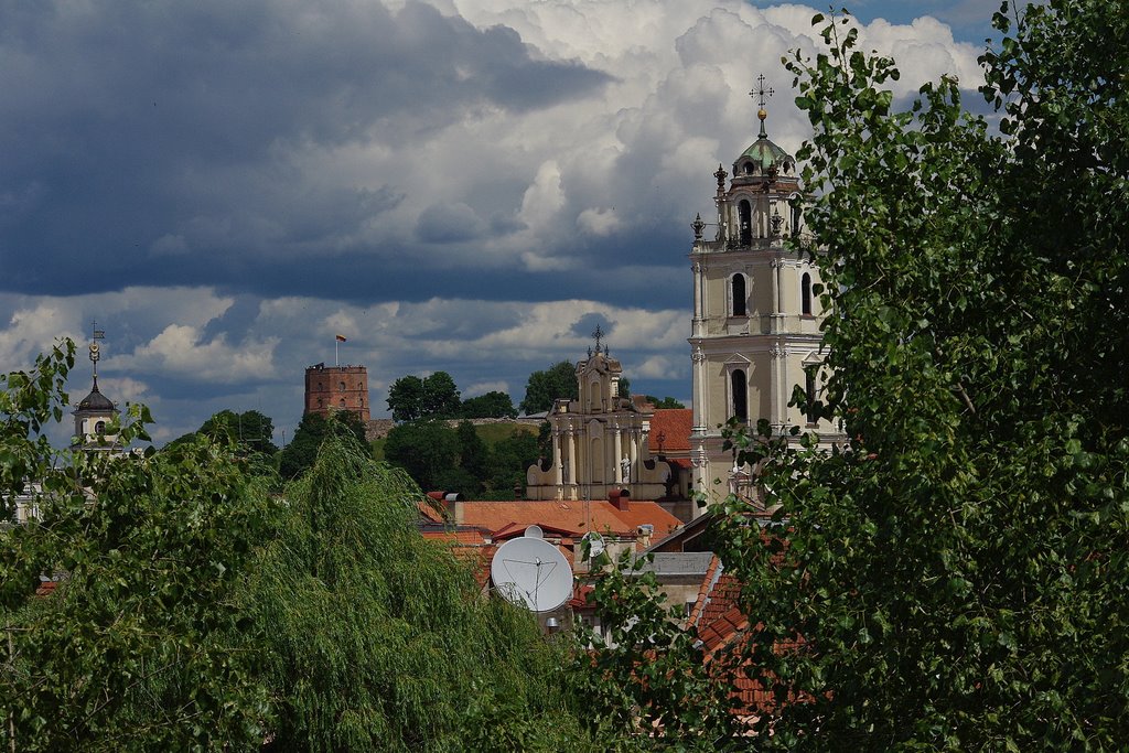 LITHUANIA - VILNIUS - A view overlooking the town by DaiwWa -iene