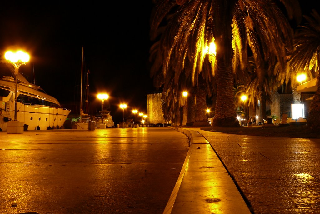 Trogir by night by wfilip