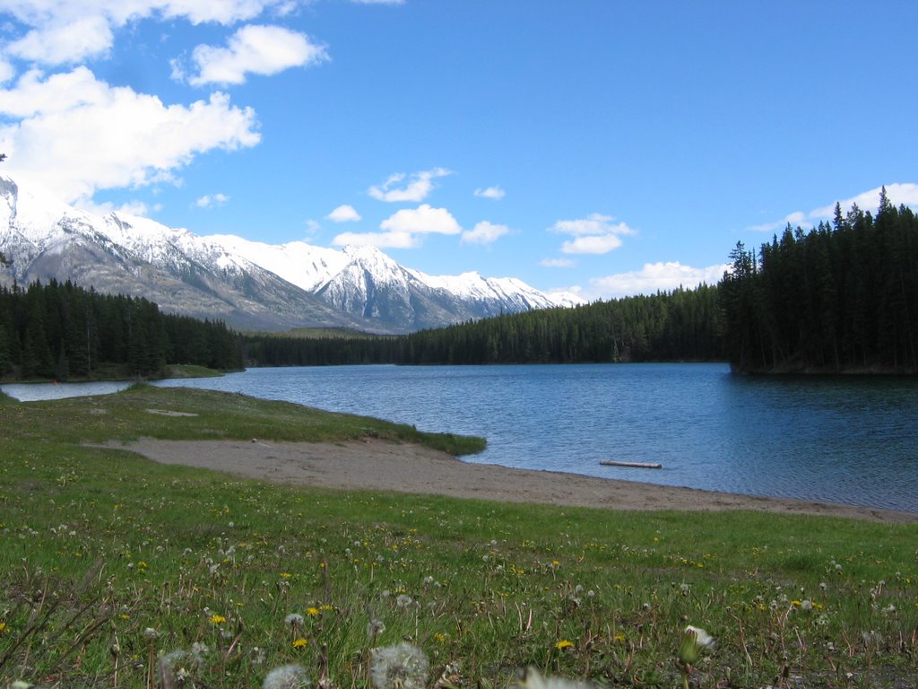 Johnson Lake, Banff, AB by J.H.Kranenborg