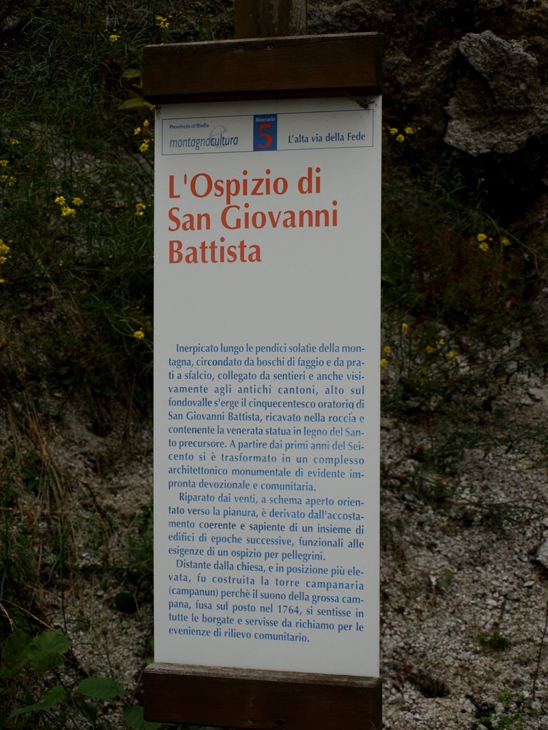 Ospizio di S.Giovanni Battista (BI) - Qualche informazione by Giancarlo Ticozzi