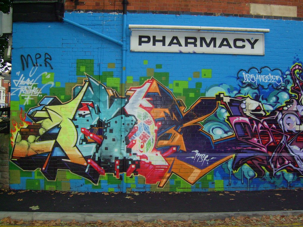 Hyson Green graffiti, 1. 2008 by Nottincommand1