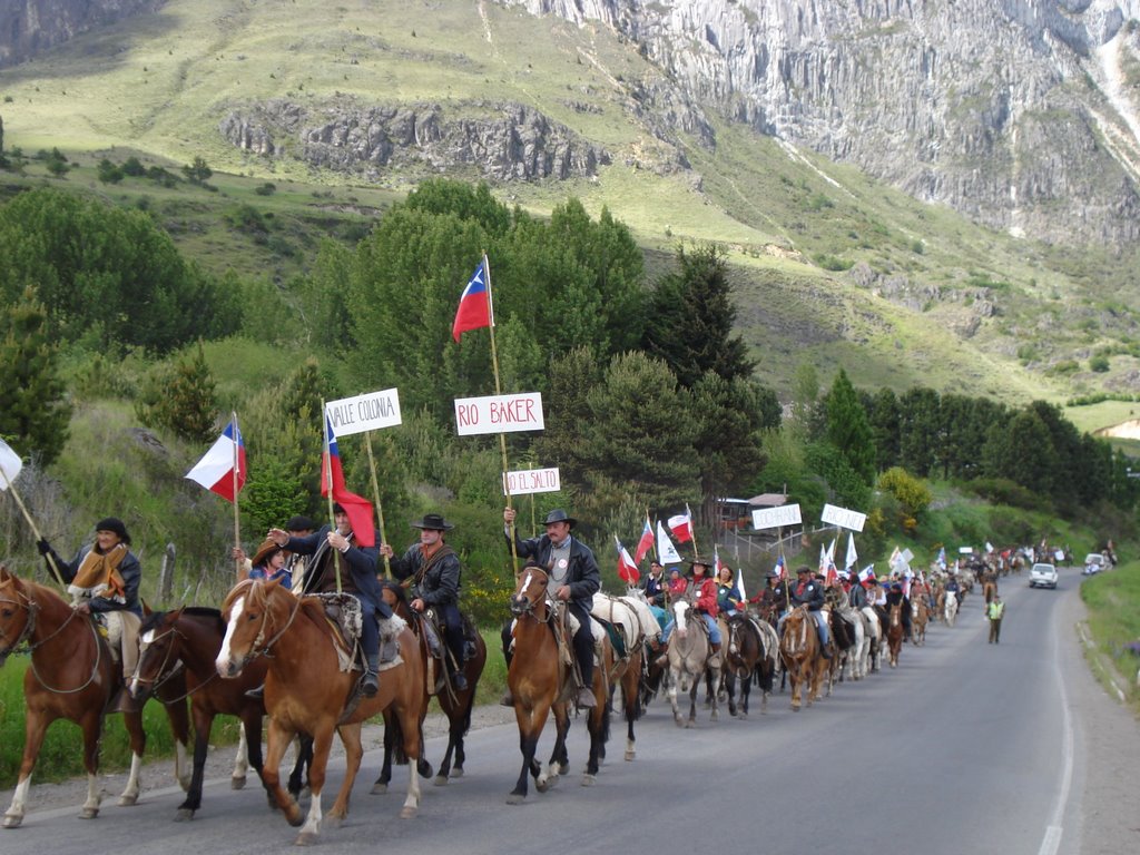 CABALGATA PATAGONIA SIN REPRESAS by Tehuelches Coyhaique