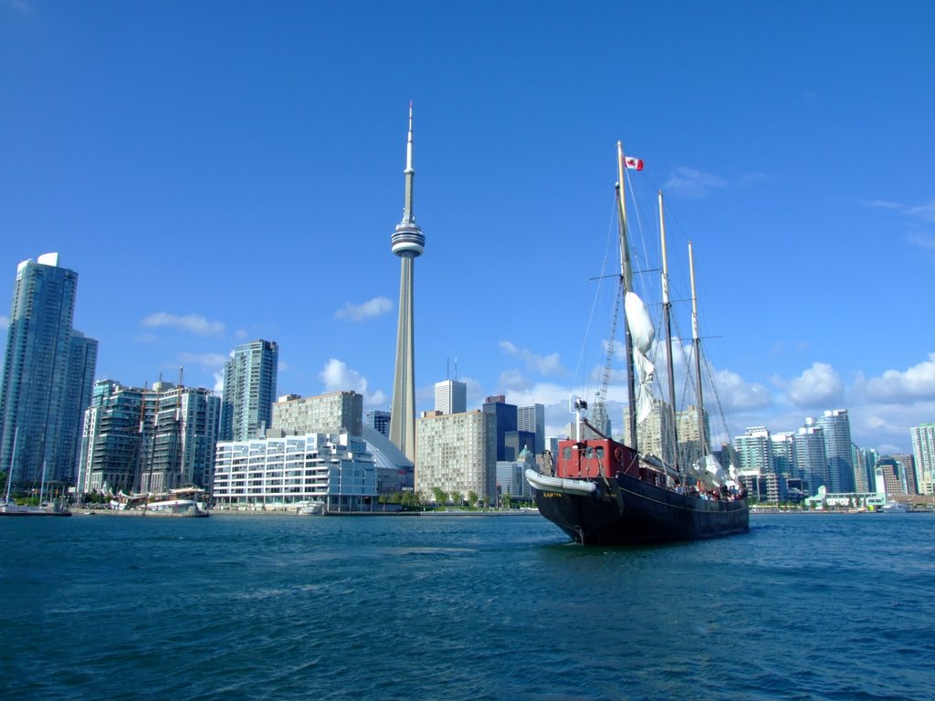 Ship in Toronto Harbour by Chouden Boy