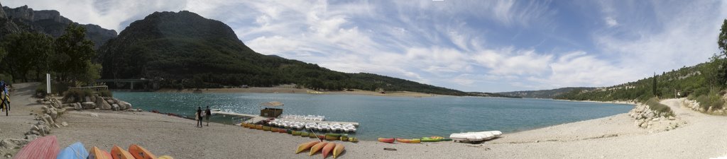 Panorama - Lac de St Croix du Verdon by Weaver2008