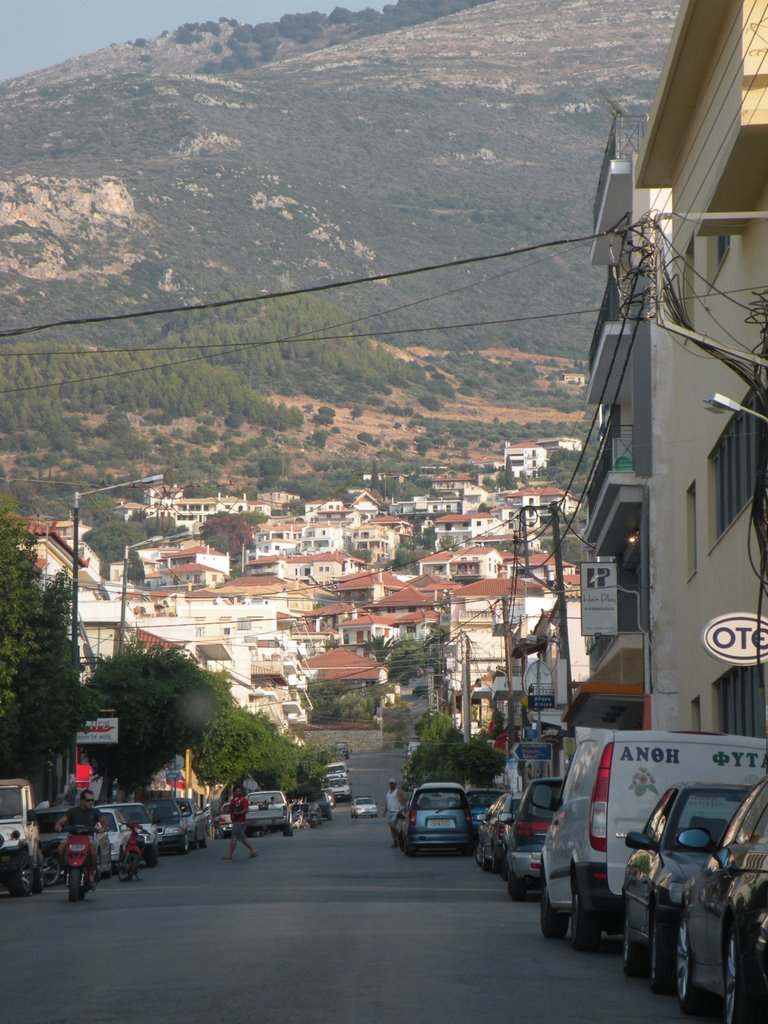 Street in Kiparissia by tandroni68