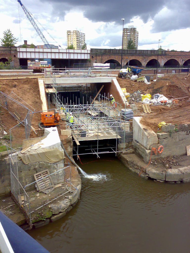 Middlewood Locks taking shape by david1949