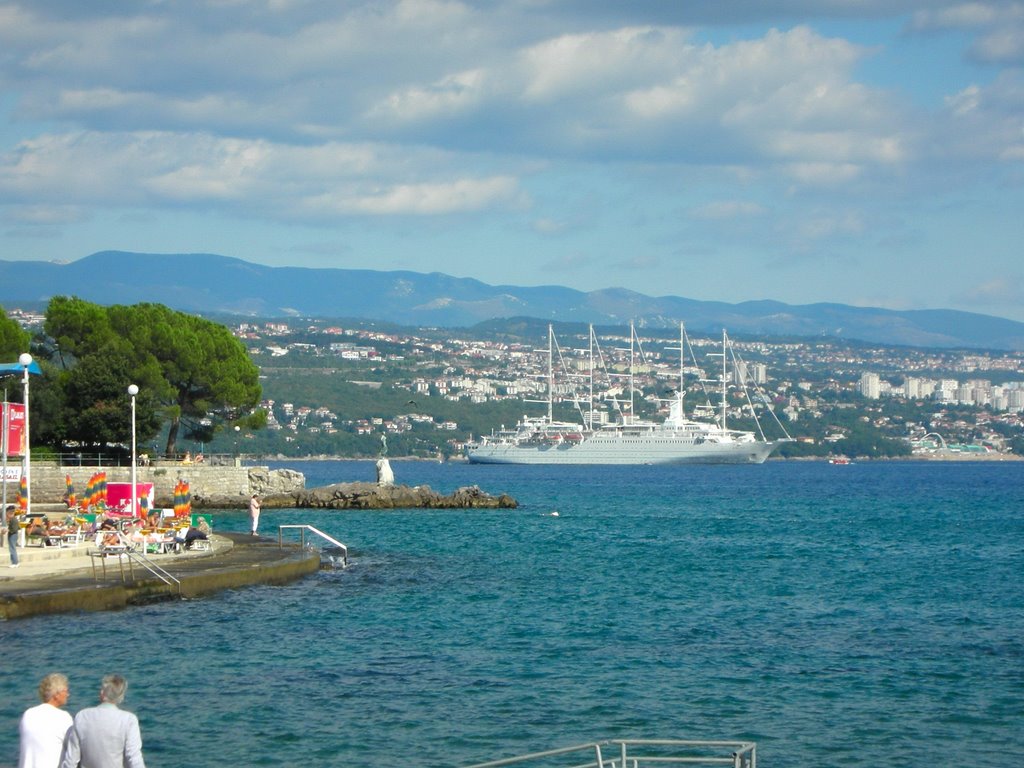 Opatija from Mozart Hotel by theyre