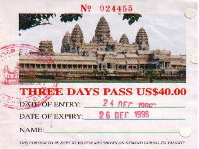 Ingresso Angkor Vat 1996 by onlymen56