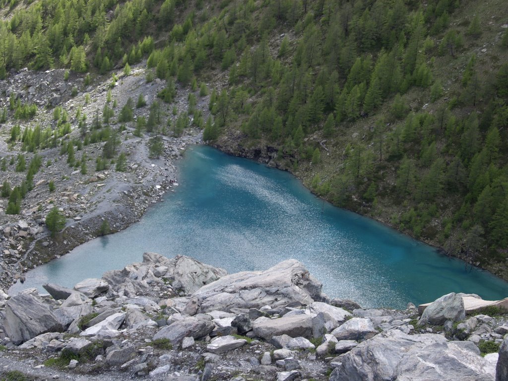 Lago Blu dall'alto by - i' MORA -