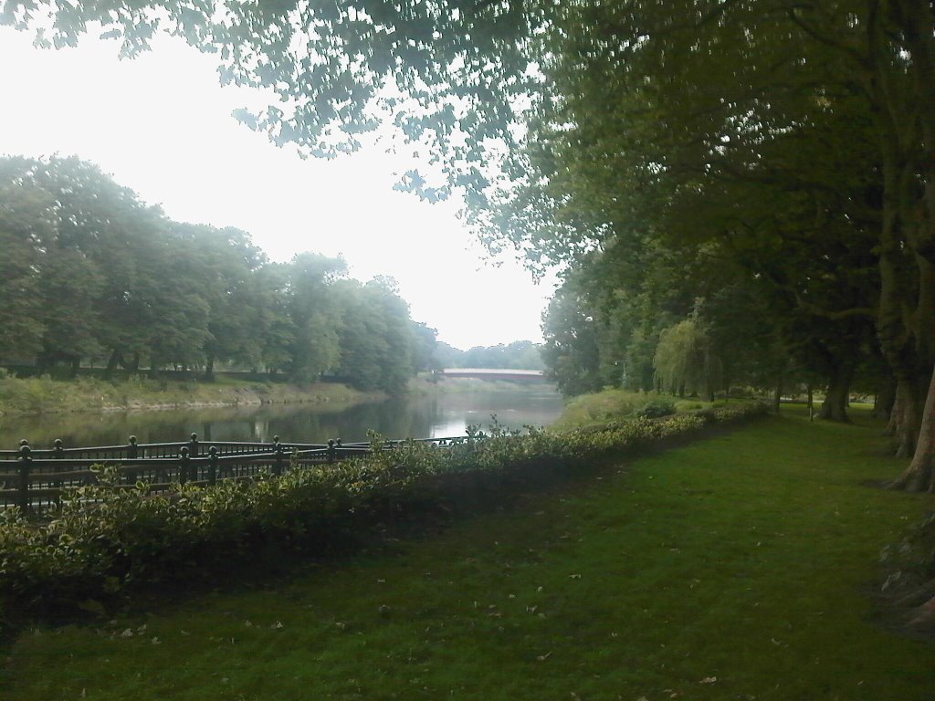 The Taff in Bute Park by Chris Zidani