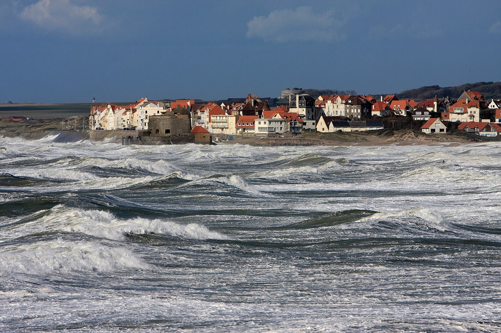 Ambleteuse fort coup de vent 01-10-2008 by Jeroen