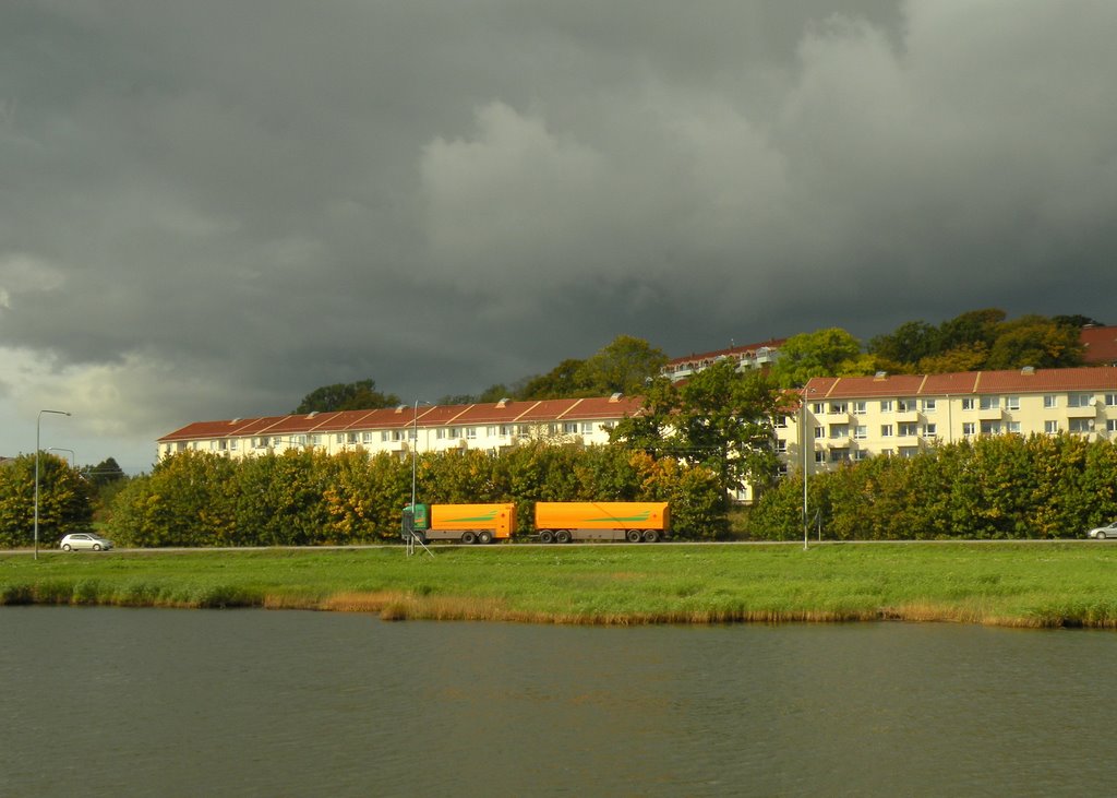 Dark skies over Marieberg by Spacebug