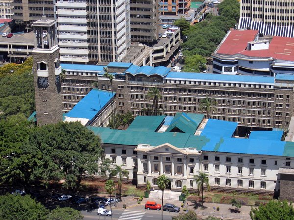 Aerial View of West Block, From High Court. by tomfotos