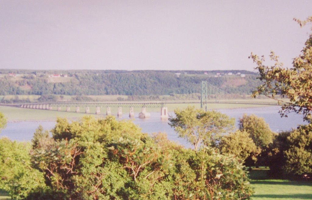 Ponte de l' ilè d' orleans - quebec 2001 by fabrizio farsetti