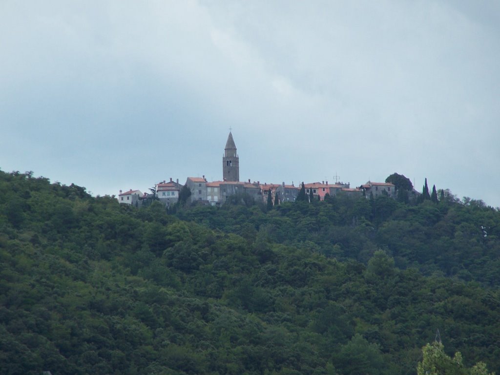 The view to Labin from Rabac by Bibiana Papp