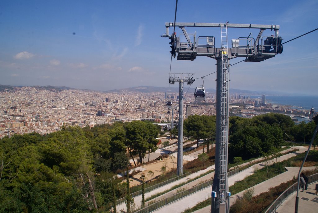 Barcelona-widok z Teleferic-gb-454 by millotaurus1