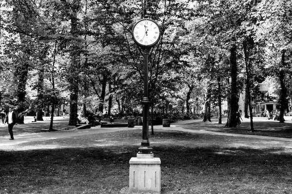 Park Block Clock by Joshua Seaman Photography