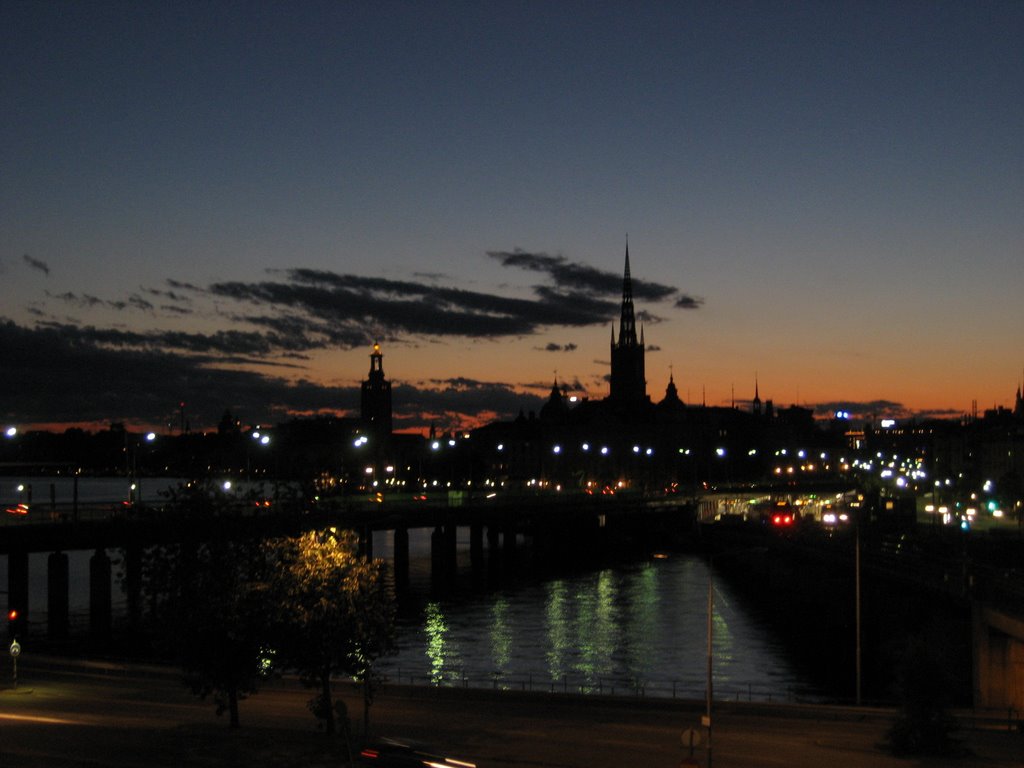 Sunset stockholm by John Cunningham