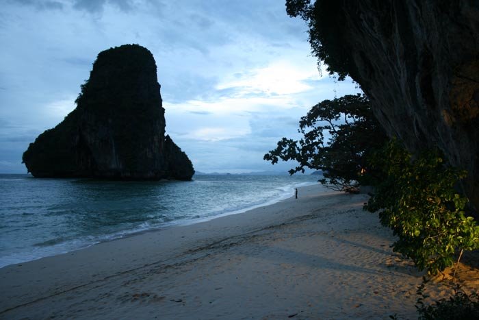 Dusk at the grotto rayadavee by John Cunningham