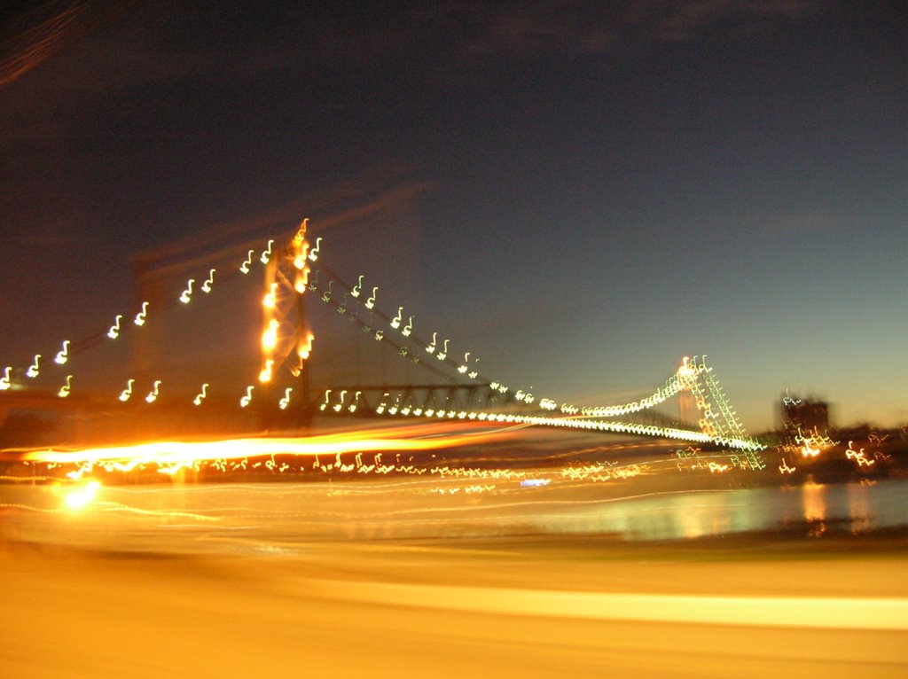 Ponte Hercílio Luz em chamas by Francisco Parobé