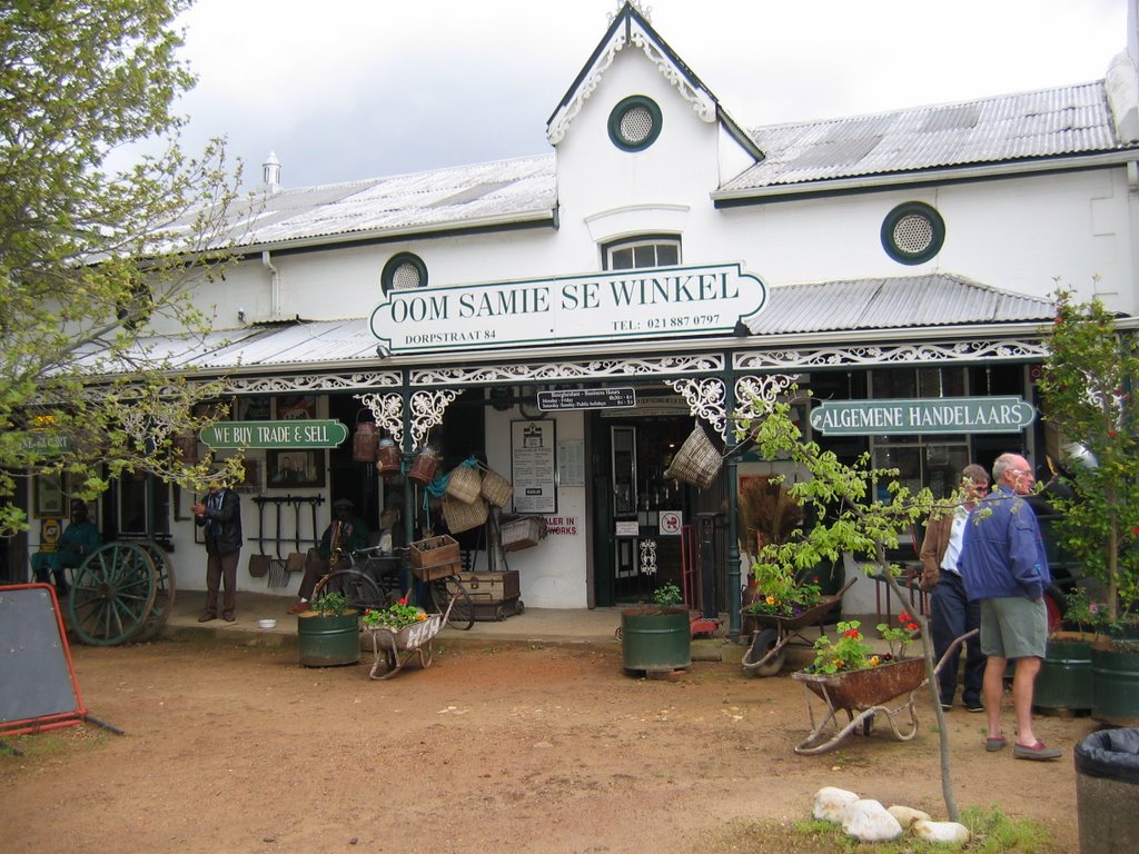 Oom Samie's Winkel (shop), Dorp Street, Stellenbosch by John A Forbes