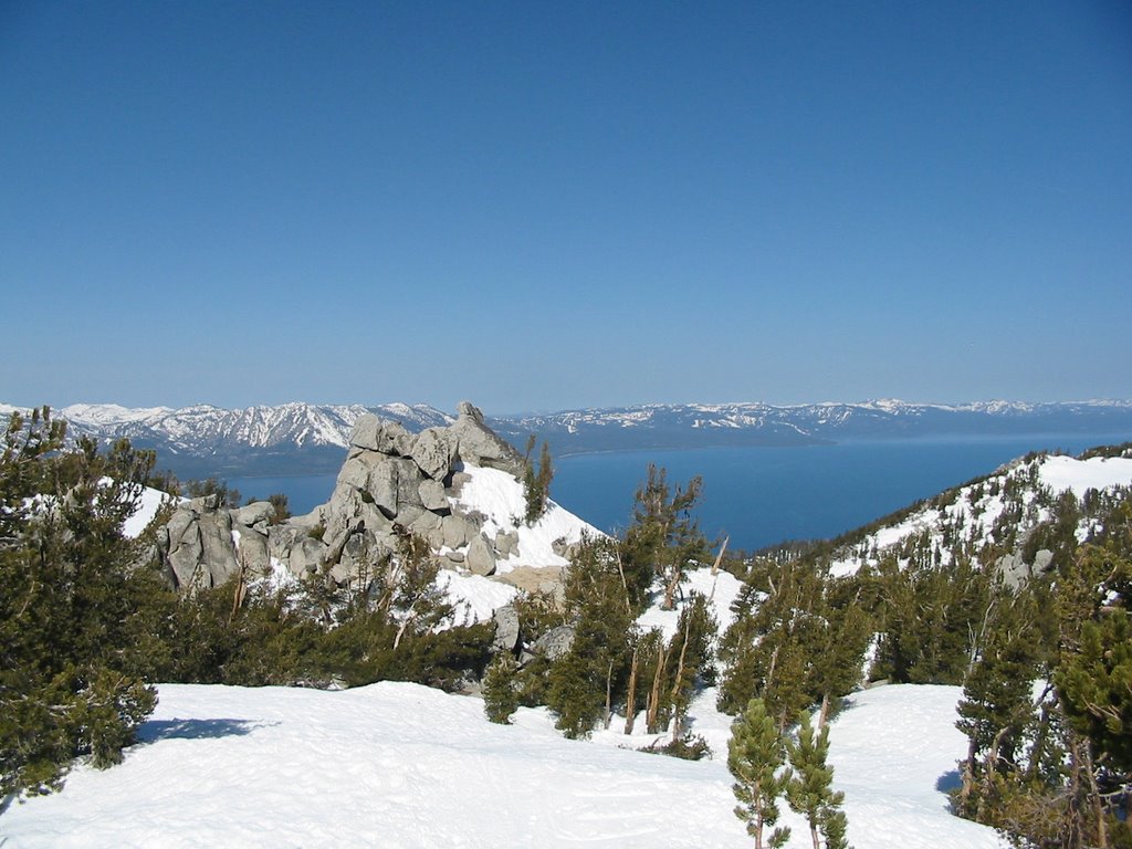 South Lake Tahoe from Heavenly summit by Chris Chivers