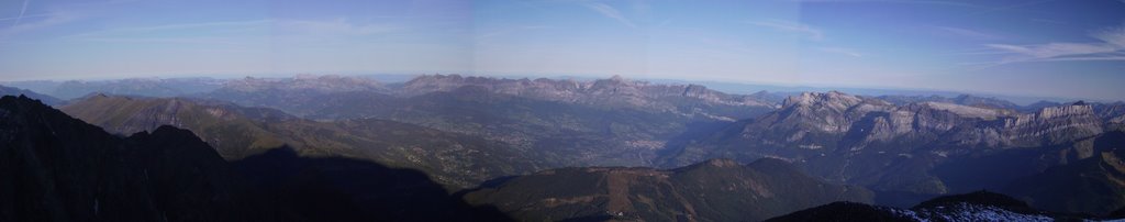 Aravis, Passy from Tete Rousse by nickorama