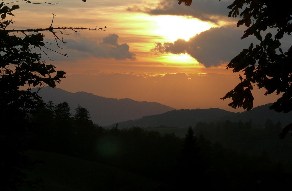 Eavening sun - changing weather - Black Forrest-View by © Rapi ( Ipernity-Pa…