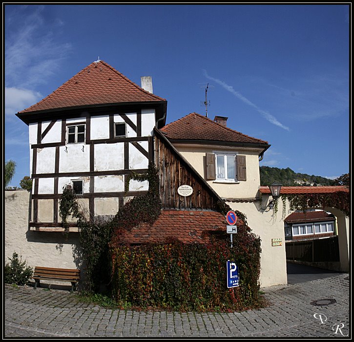 Beilngries Stadtmauer mit Turm by photographer10