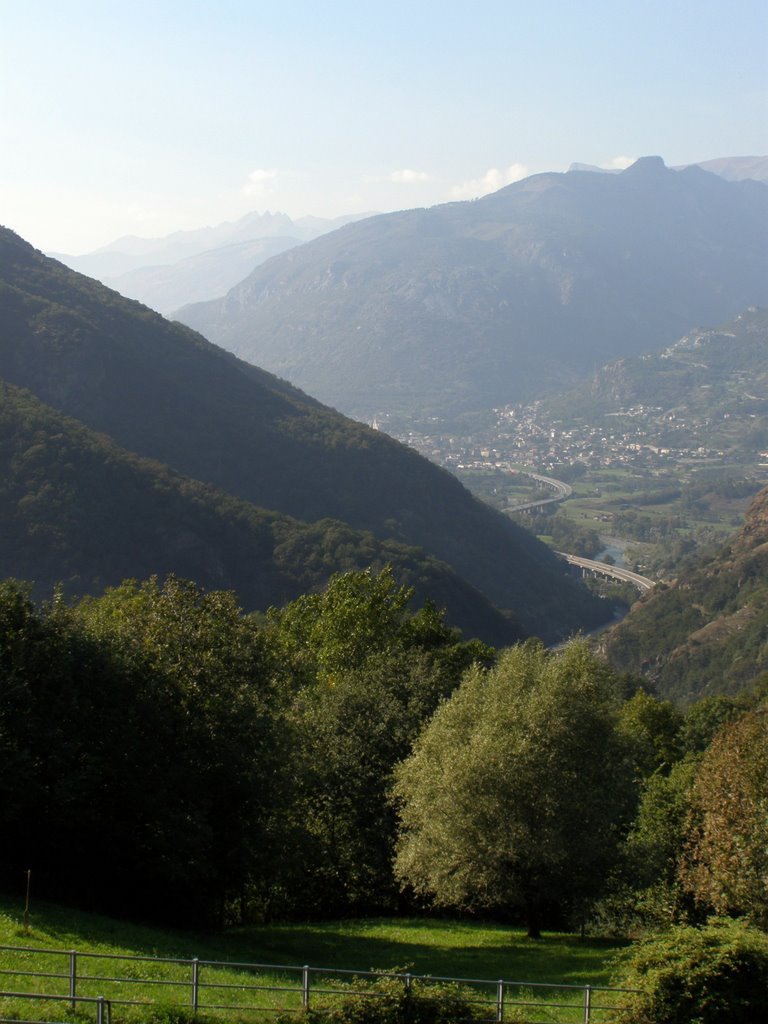 Panorama dalla Via Francigena a Chenal by daniele.patrignani