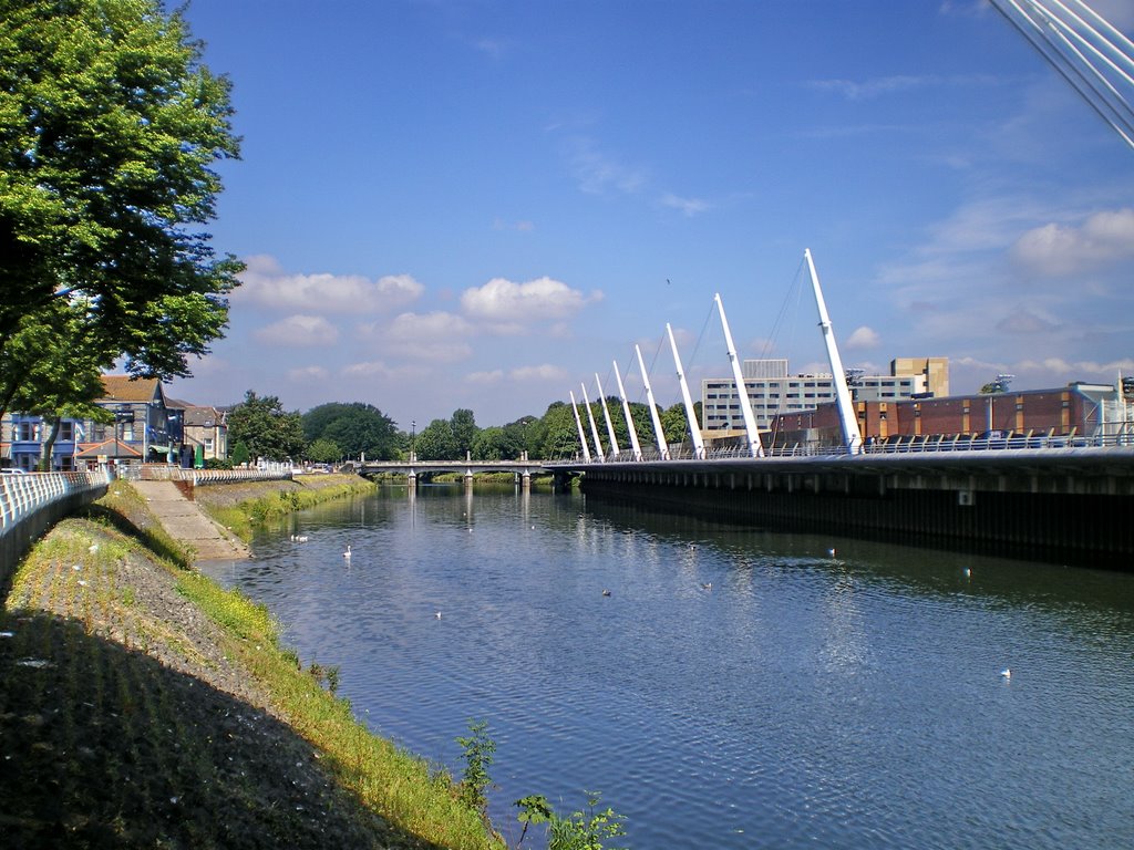 The Taff looking north by Gareth.Stadden