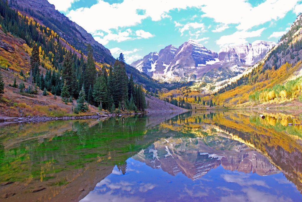 Maroon Bells by Dave Rudloff