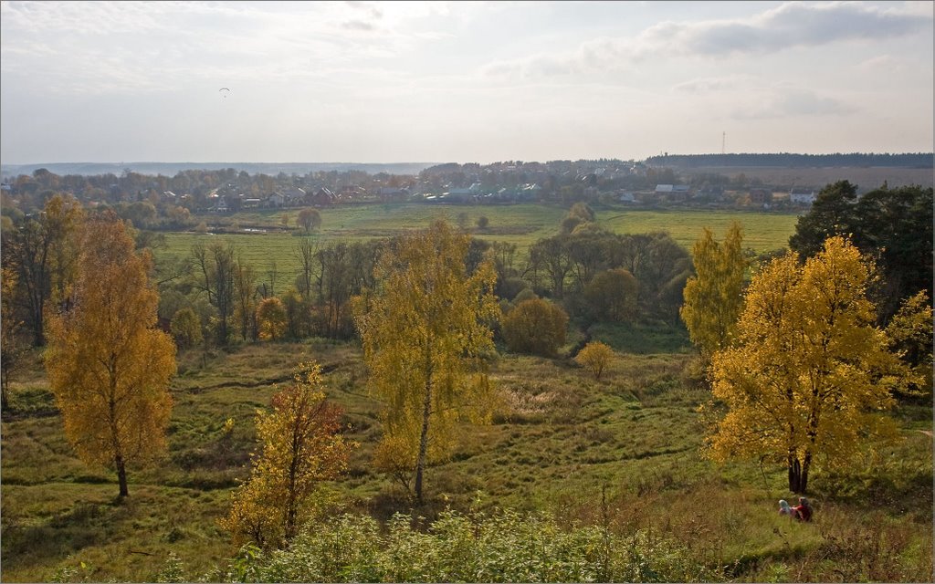 Autumn view from the monastery / Zvenigorod, Russia by Sergey Ashmarin