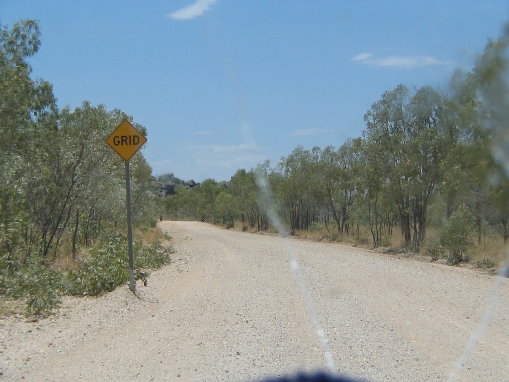 Warningsign Leopold Downs Road by Wibo Hoekstra