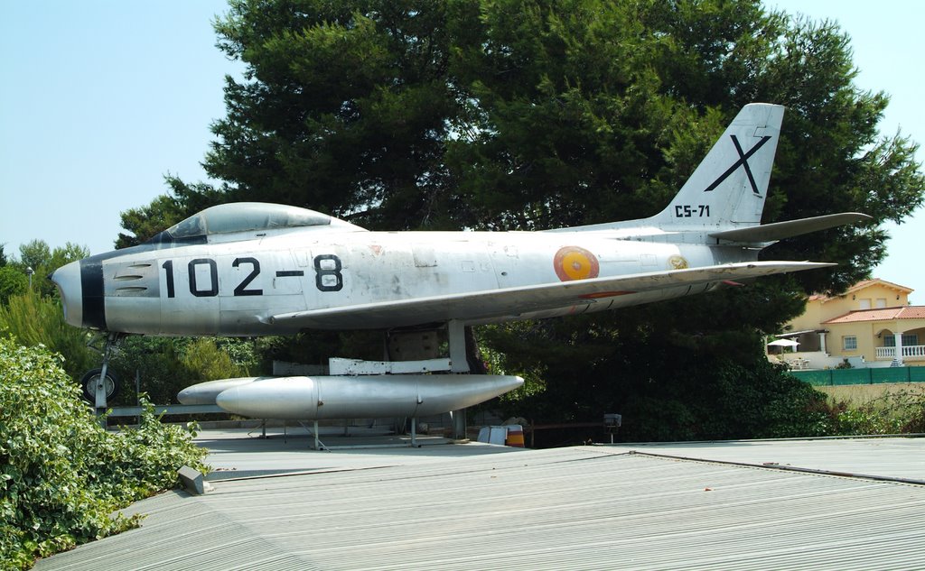 C.5-71/102-8 F-86F preserved at the Parc Aeronautic de Catalunya ©. by Bright Star Aviation Team